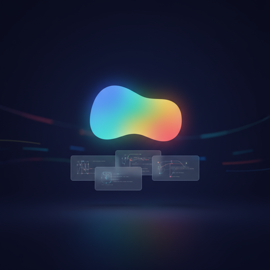 Visual van Google AI Overviews: AI-summary card boven traditionele search results